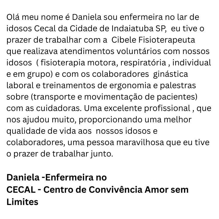 Depoimento Daniela - CECAL